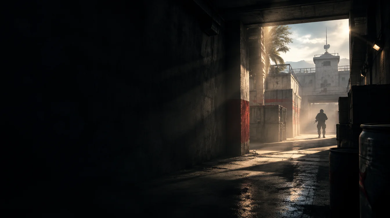 Cinematic Counter-Strike 2 inspired server environment
